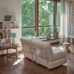 Fasetti Easy sofa module, 71 x 80 cm, off white Corda