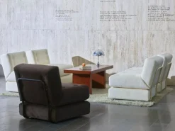 Fasetti Easy sofa module, 71 x 80 cm, dark brown Corda