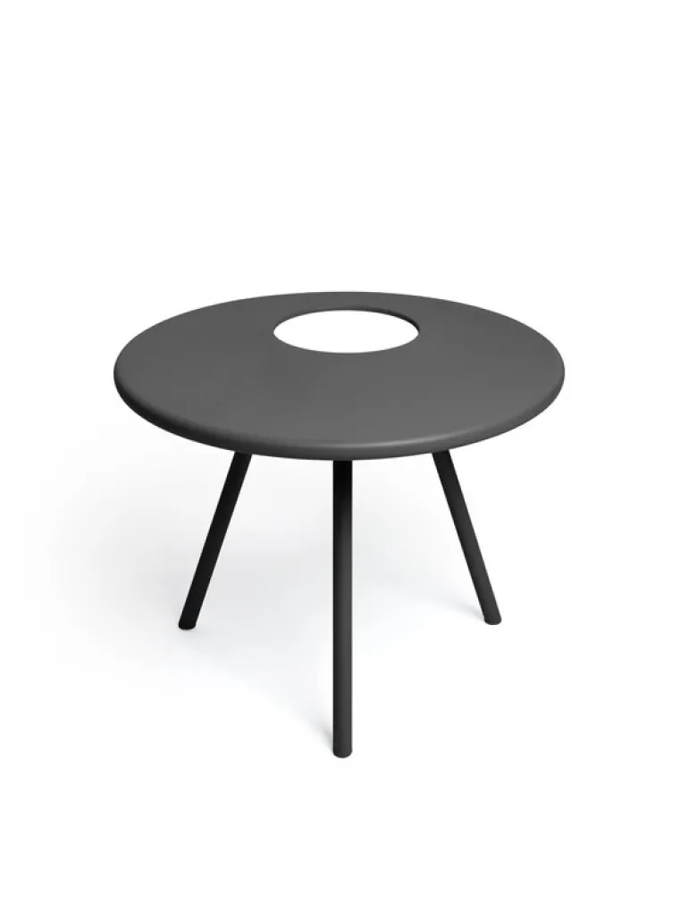 Fatboy Bakkes side table with pot, anthracite