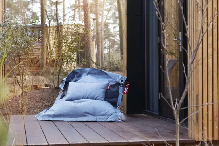 Fatboy Buggle Up bean bag, dark blue