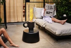 Fatboy Flamtastique XL outdoor oil lamp, anthracite