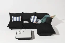 Fatboy King Outdoor pillow, stripe ocean blue