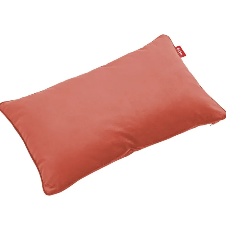 Fatboy King Velvet Recycled pillow, rhubarb
