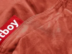Fatboy Original Slim Velvet Recycled bean bag, rhubarb