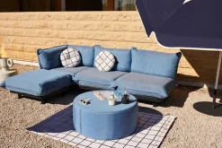 Fatboy Paletti sofa, 3 modules, left, storm blue