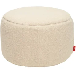 Fatboy Point Sherpa pouf, large, ecru