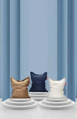 Fatboy Recycled Original Slim Cord bean bag, deep blue