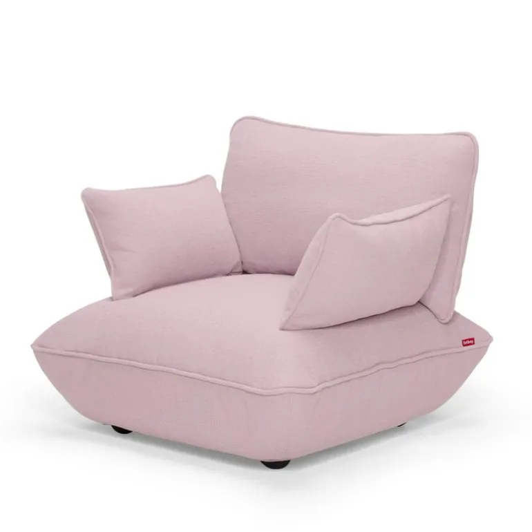 Fatboy Sumo Loveseat lounge chair, Weave bubble pink