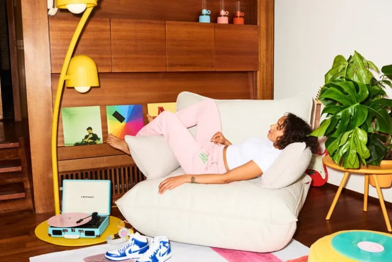 Fatboy Sumo Loveseat lounge chair, Weave limestone