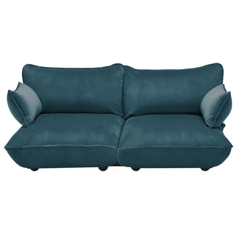Fatboy Sumo Medium sofa, Velvet Recycled petrol