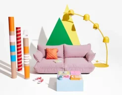 Fatboy Sumo Medium sofa, Weave bubble pink