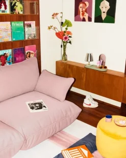 Fatboy Sumo Medium sofa, Weave bubble pink