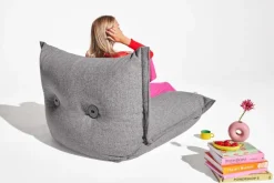 Fatboy The BonBaron Mingle lounge chair, grid stone