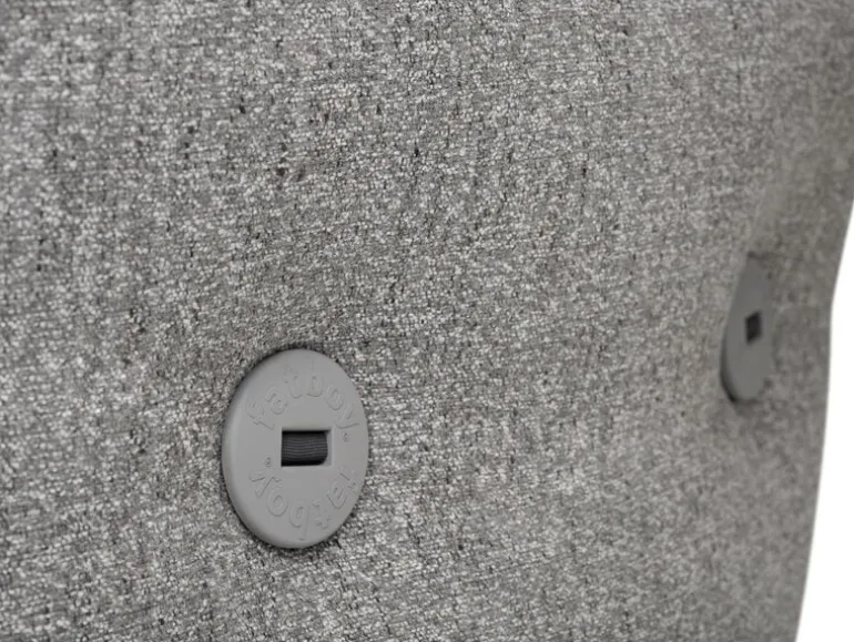 Fatboy The BonBaron Mingle lounge chair, grid stone