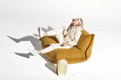 Fatboy The BonBaron Sherpa lounge chair, cider