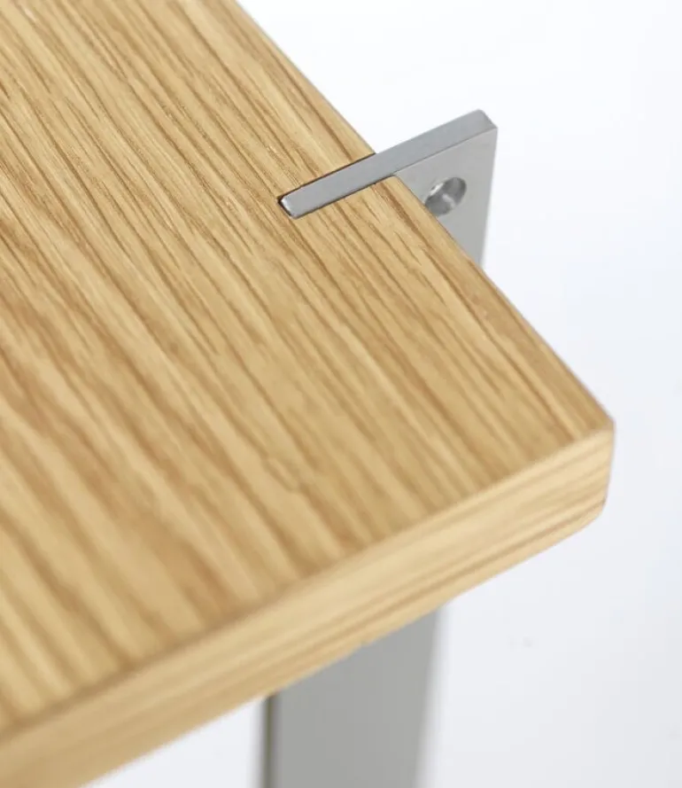 FDB Møbler A91 Nordhavn bookcase, 85 x 182 cm, oak - silk grey