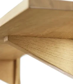 FDB Møbler B100 Sorø shelf, 24 x 100 cm, oak