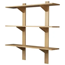 FDB Møbler B100 Sorø shelf, 100 x 100 cm, oak