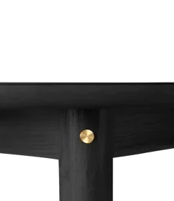 FDB Møbler C62 Bjørk dining table, 115 cm, black oak