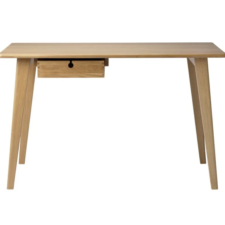 FDB Møbler C67 Butler desk, 120 cm, lacquered oak