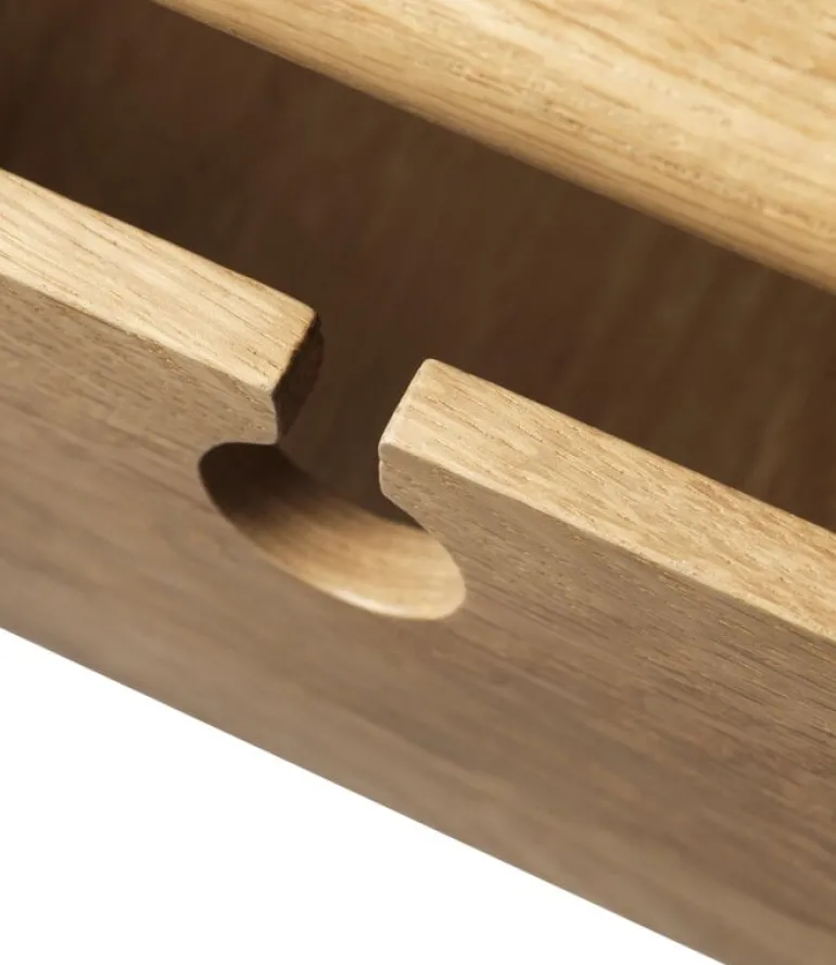 FDB Møbler C67 Butler desk, 120 cm, lacquered oak