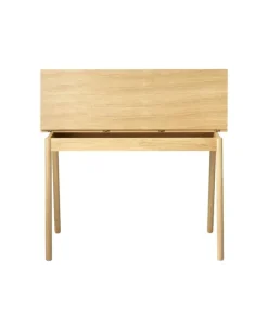 FDB Møbler C68 Nørrebro desk, oak - black linoleum