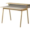 FDB Møbler C68 Nørrebro desk, oak - mushroom linoleum