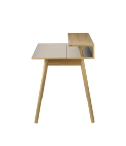 FDB Møbler C68 Nørrebro desk, oak - mushroom linoleum