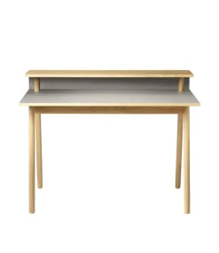 FDB Møbler C68 Nørrebro desk, oak - mushroom linoleum