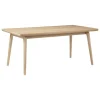 FDB Møbler C65 Åstrup extendable dining table, 170 x 90 cm, lacquered oak