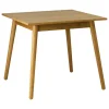 FDB Møbler C35A dining table, 82 x 82 cm, lacquered oak