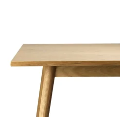 FDB Møbler C35B dining table, 160 x 82 cm, lacquered oak