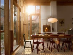 FDB Møbler C35B dining table, 160 x 82 cm, lacquered oak