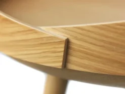 FDB Møbler D106 Bakkedal side table, lacquered oak