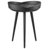 FDB Møbler D106 Bakkedal side table, black painted oak