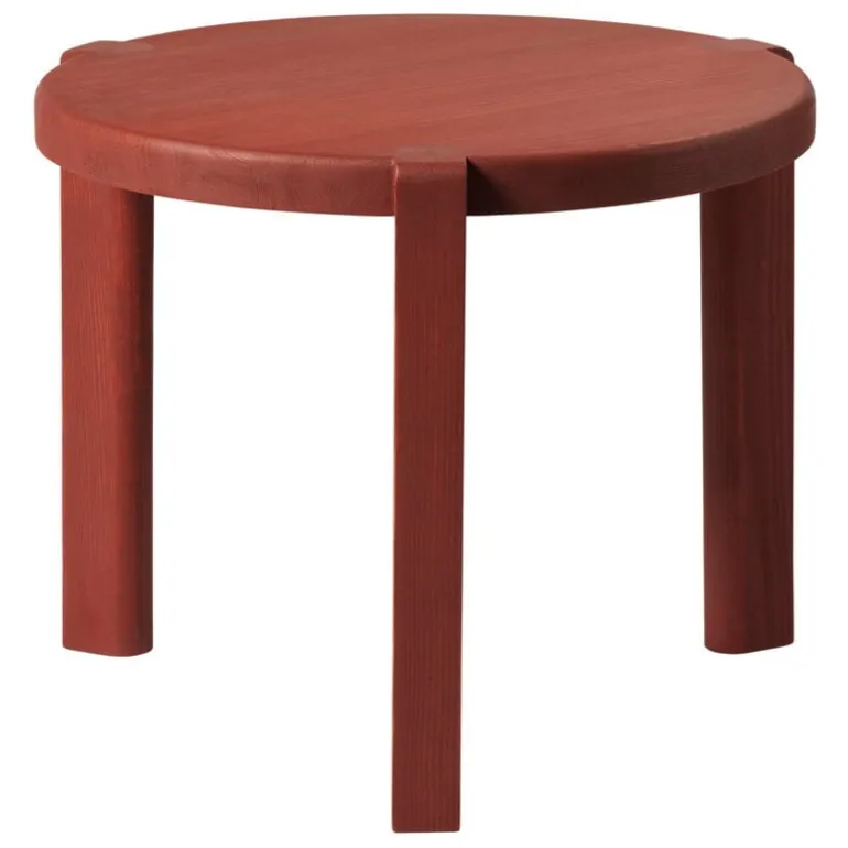 FDB Møbler D108 Ragnsminde coffee table, 48 cm, Carmine red