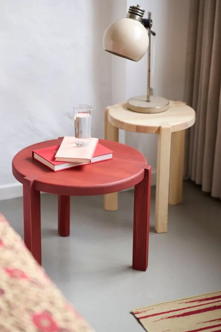 FDB Møbler D108 Ragnsminde coffee table, 48 cm, Carmine red