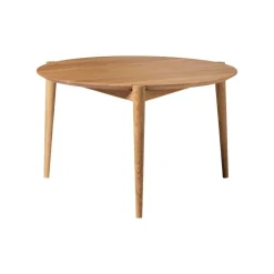 FDB Møbler D102 Søs coffee table, 70 cm, oiled oak