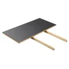 FDB Møbler Extra leaf for C35C table, oak - black linoleum