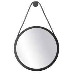 FDB Møbler I3 Mossø mirror, 40 cm, black