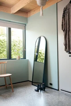 FDB Møbler I2 Mossø mirror, 160 cm, black