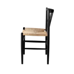 FDB Møbler J80 chair, black - paper cord