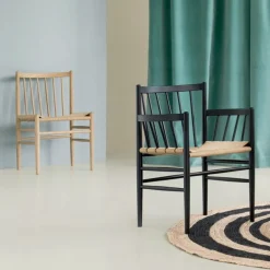 FDB Møbler J81 chair, black beech