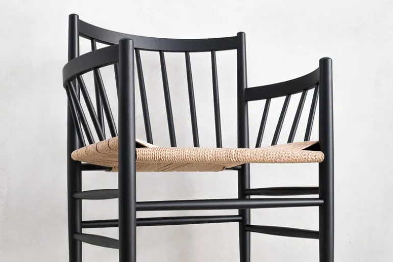 FDB Møbler J81 chair, black beech