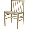 FDB Møbler J80 chair, lacquered oak - paper cord