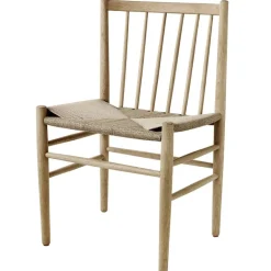 FDB Møbler J80 chair, lacquered oak - paper cord