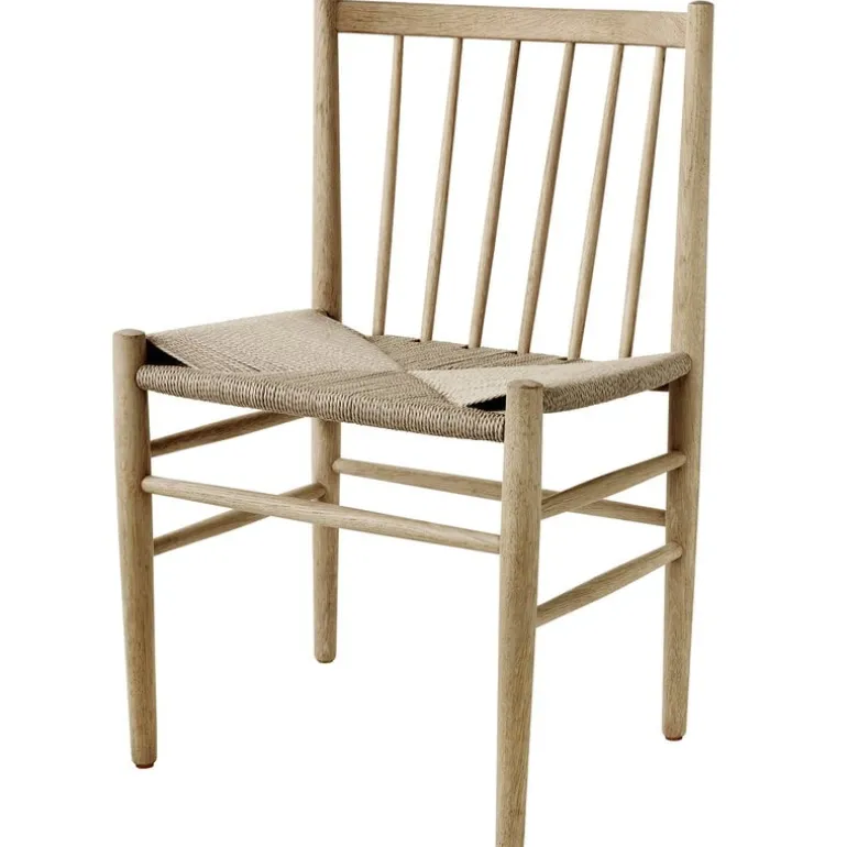 FDB Møbler J80 chair, lacquered oak - paper cord