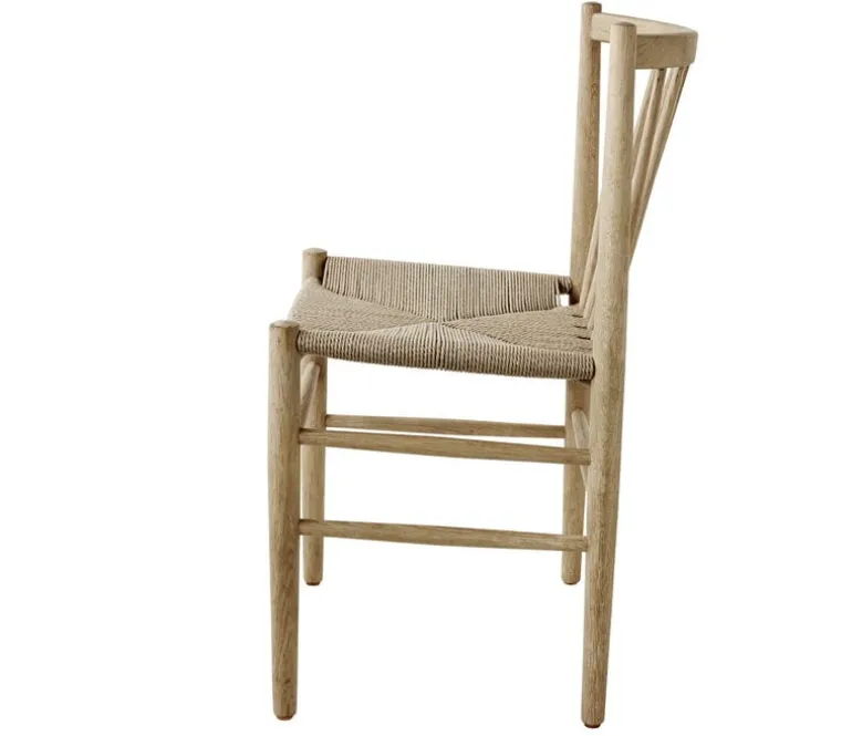 FDB Møbler J80 chair, lacquered oak - paper cord