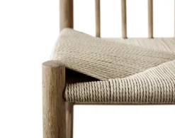 FDB Møbler J80 chair, lacquered oak - paper cord