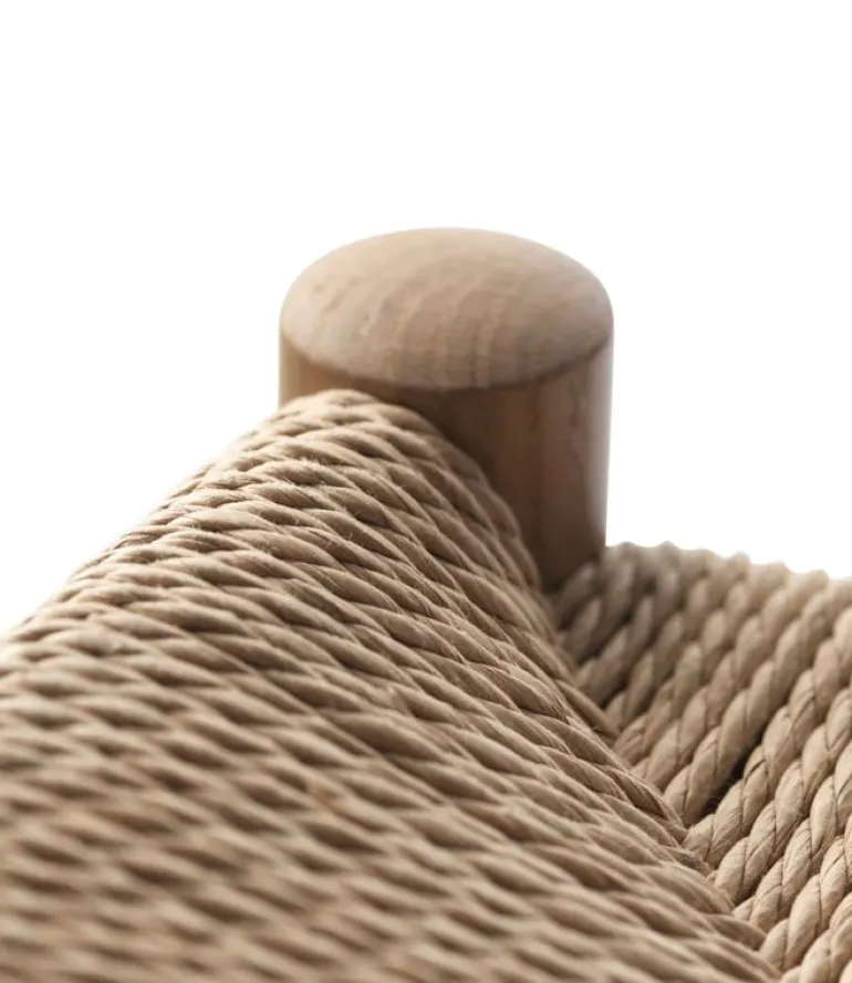 FDB Møbler J80 chair, lacquered oak - paper cord